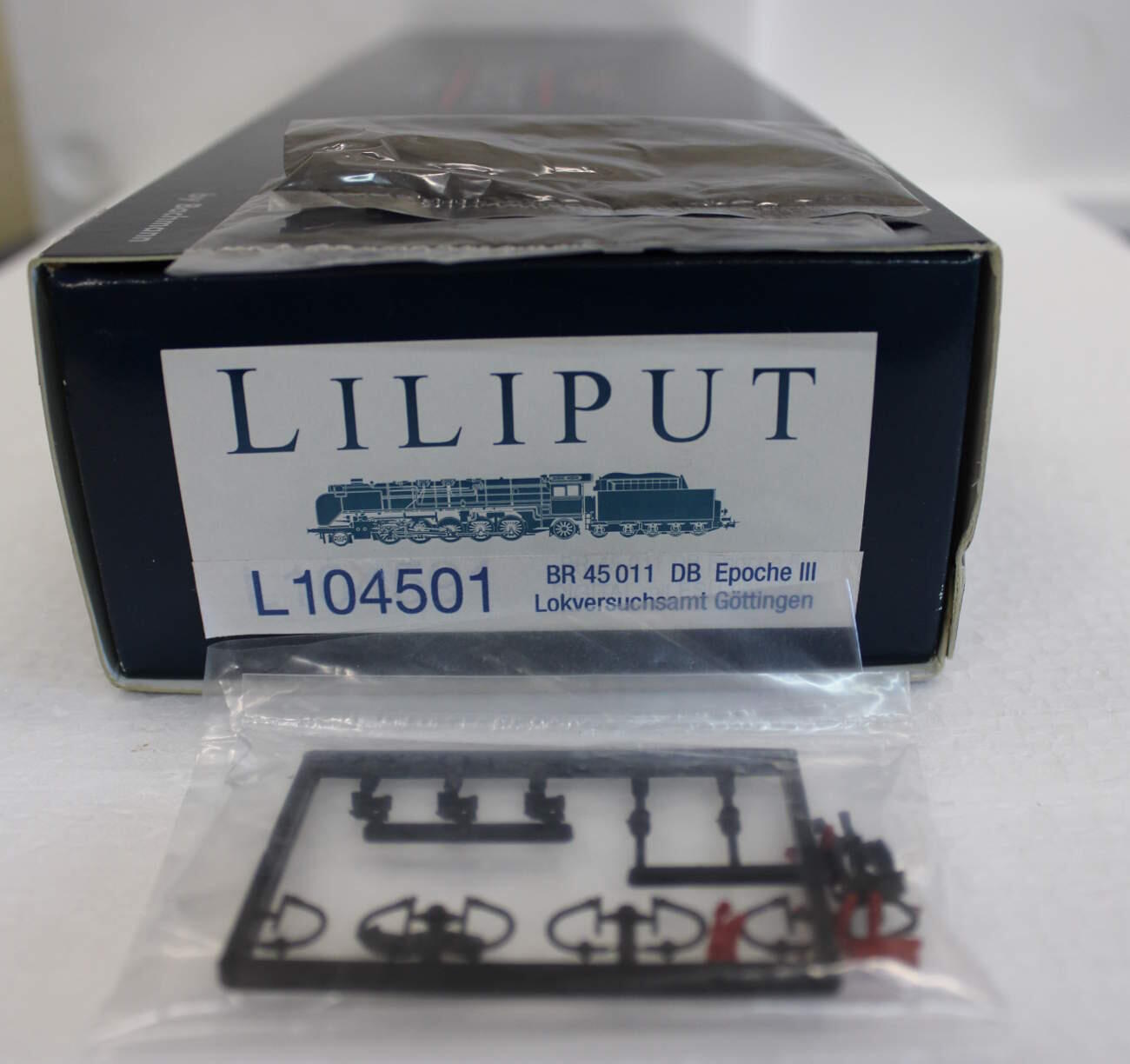 Liliput 104501 Schlepptenderlokomotive BR 45 011 DB - OVP  -Ep III - Spur H0 - Digital