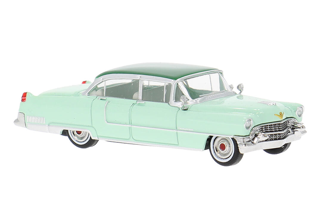 Brekina 18353 H0 Cadillac Fleetwood ´55, zweifarbig grün