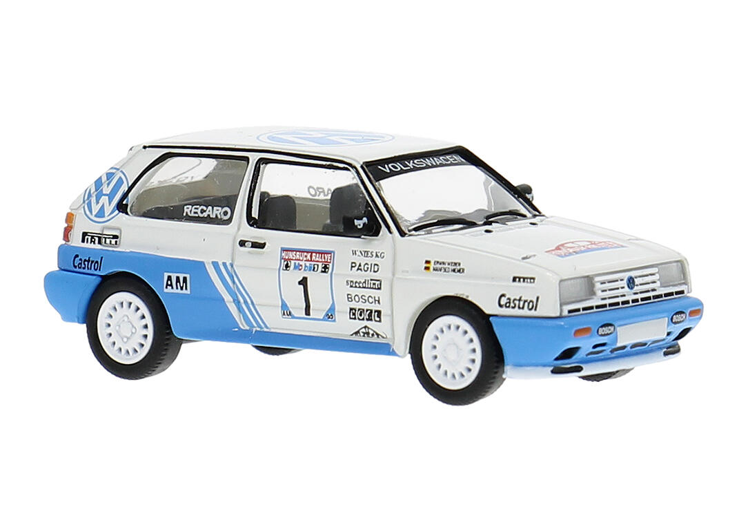 Brekina PCX871596 H0 VW Rallye Golf, Sieger der Hunsrückrallye 1991