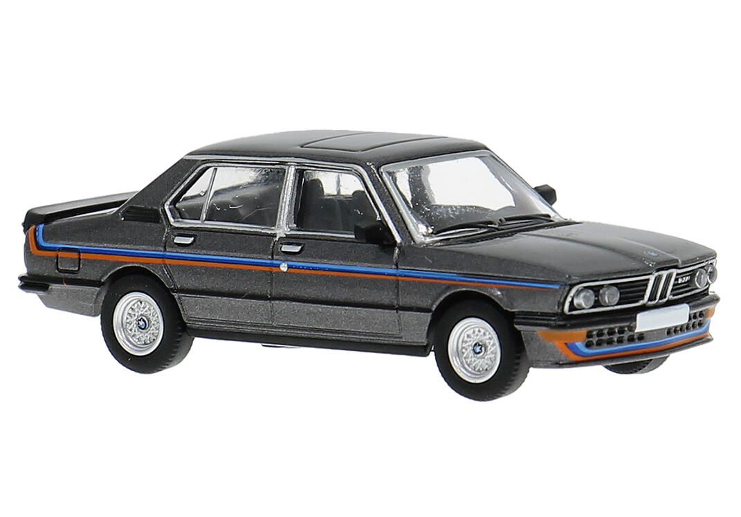 Brekina PCX871607 H0 BMW M535i (E12), dunkelblau metallic