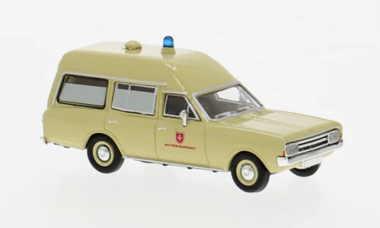 Brekina 20673 H0 Opel Rekord C KTW der Malteser