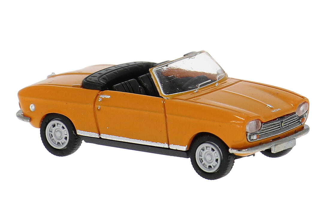 Brekina 29181 H0 Peugeot 204 Cabriolet in orange