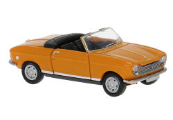 Brekina 29181 H0 Peugeot 204 Cabriolet in orange