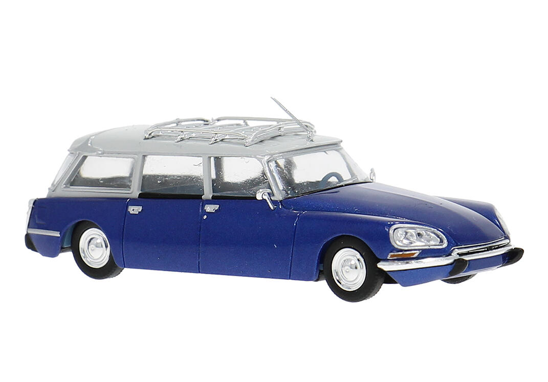 Brekina 14217 H0 Ctroen DS Break in blau/grau