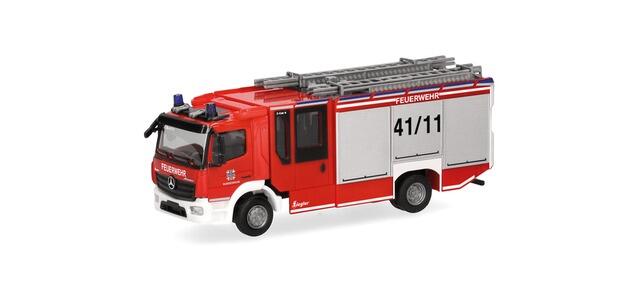 Herpa 747449 H0 Mercedes-Benz Atego 13 Z-Cab "Bundeswehr/Feuerwehr"