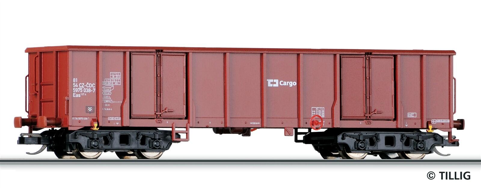 Tillig 502566 TT Offener Güterwagen Eas der CD Cargo, Ep.VI (ex. 15242)