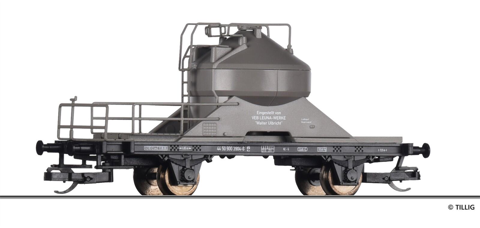 Tillig 502578 TT Quarzsandwagen der DR, Ep. IV (ex. 14725)