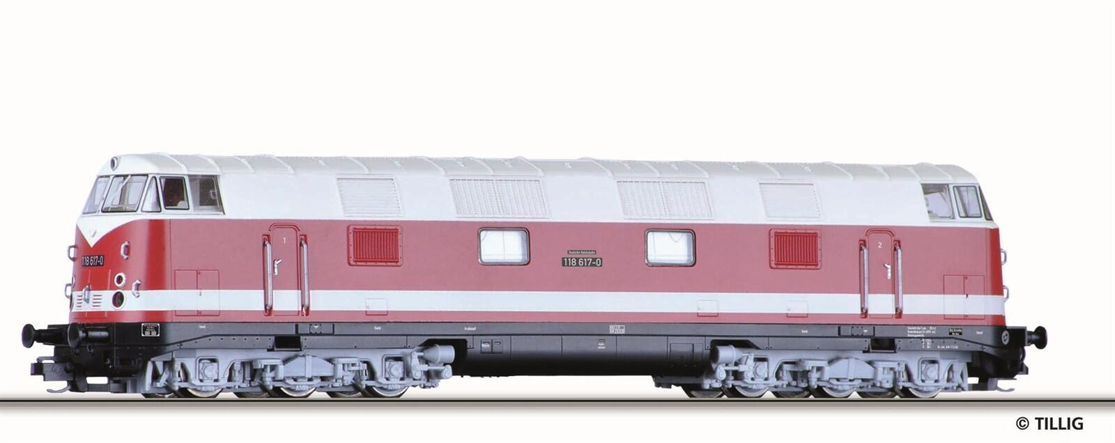 Tillig 502585 TT Diesellok BR 118 617-0 der DR, Ep.IV (ex. 02693)