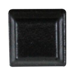 E12 - Gerätefüße schwarz, quadratisch, 12 mm