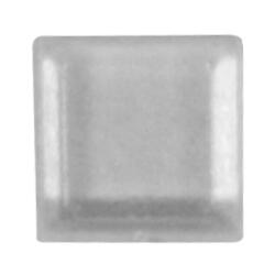 E12T - Gerätefüße klar, quadratisch, 12 mm