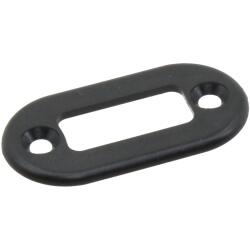 NE11 - Blende für Hochstrom Stecker + Buchse schwarz