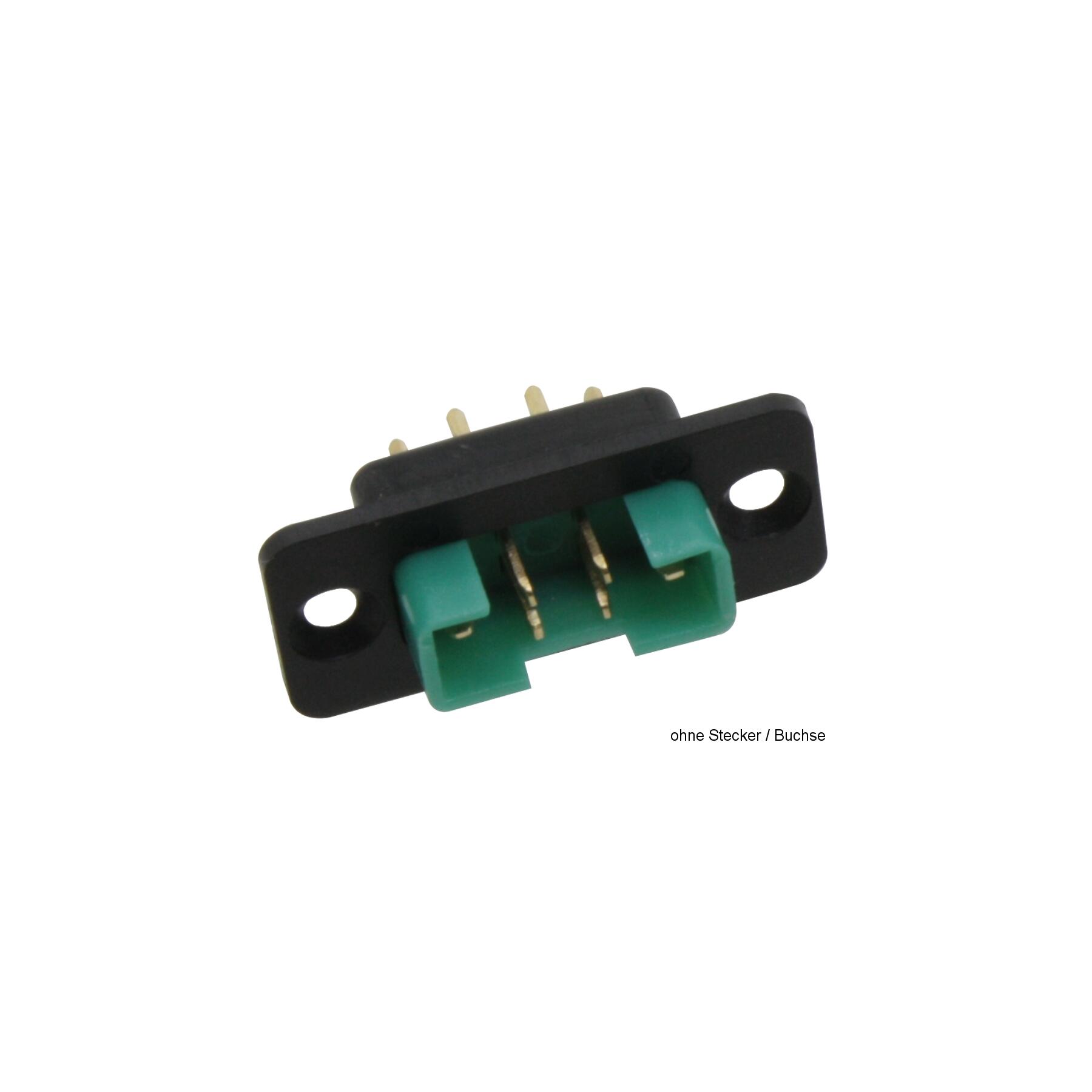 NE080 - Rahmen für Hochstrom Stecker + Buchse kurz