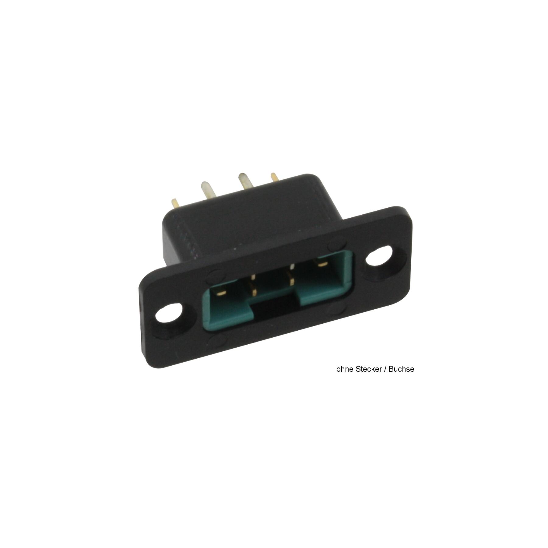 NE120 - Rahmen für Hochstrom Stecker + Buchse lang
