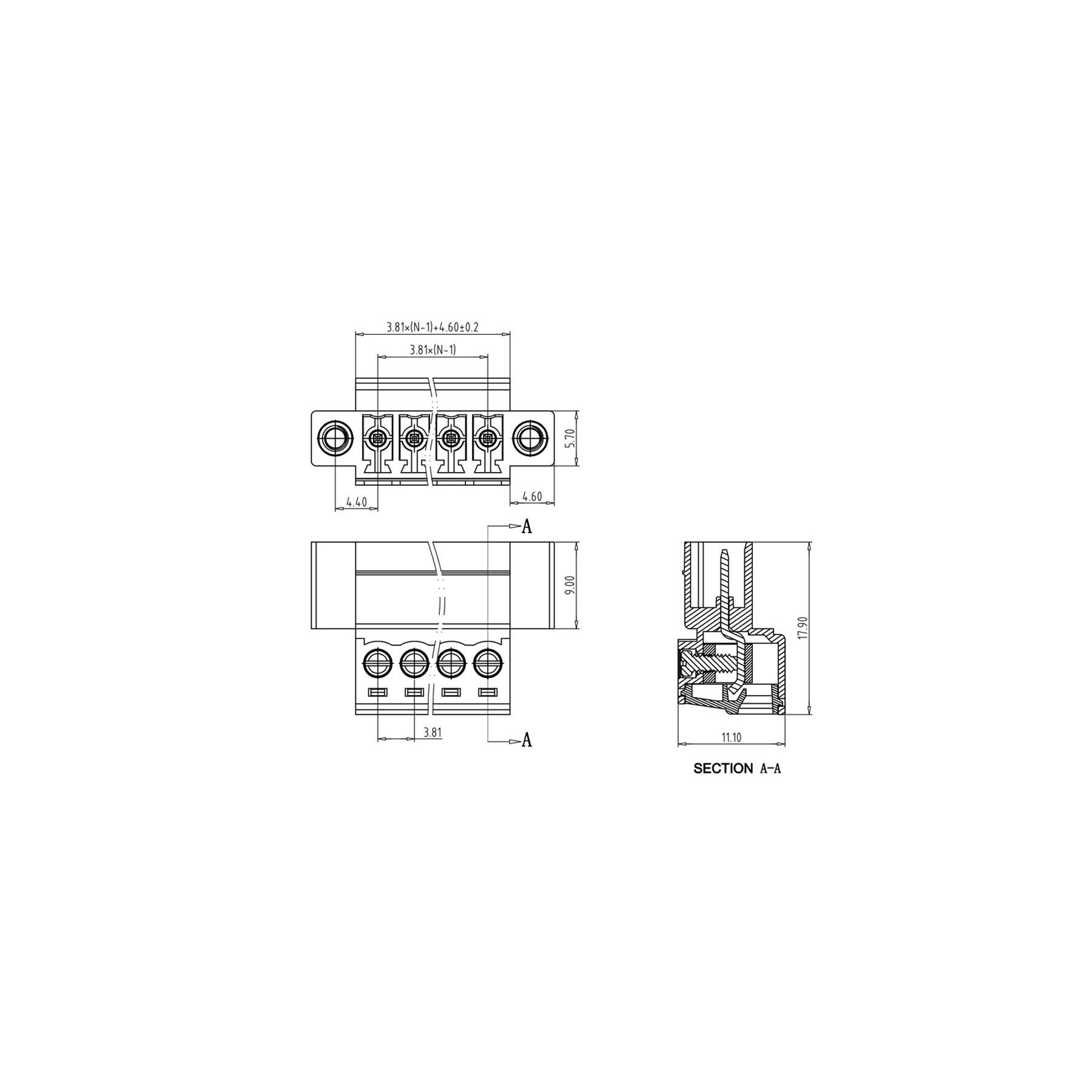 H381-02 - Steckverbinder 2-polig 0,08 - 1,5 mm²