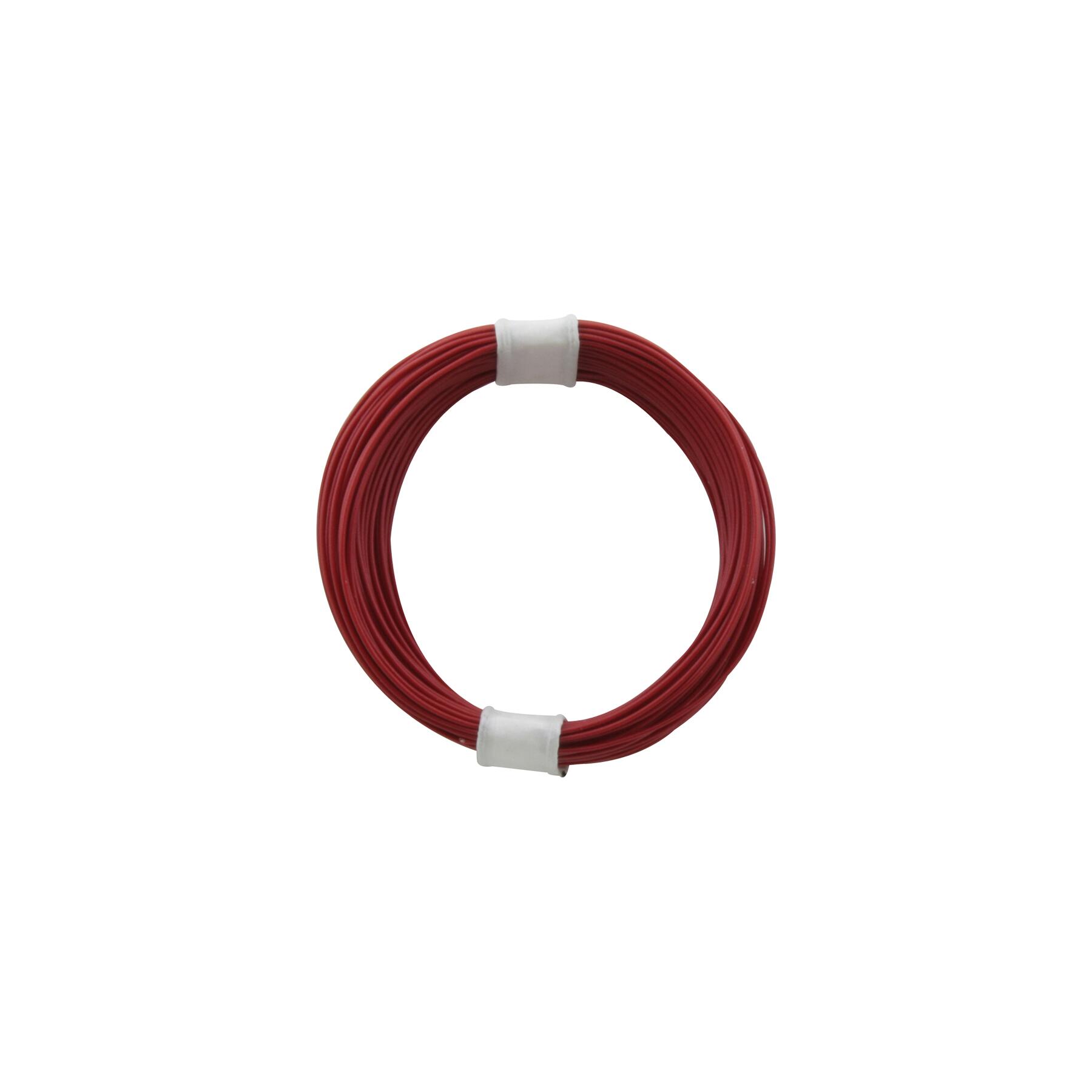 110-0 - Kupferschalt Litze 0,04 mm² / 10 m rot