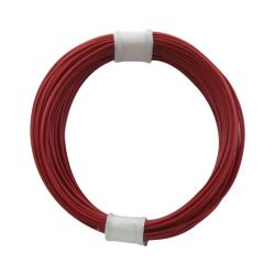110-0 - Kupferschalt Litze 0,04 mm² / 10 m rot