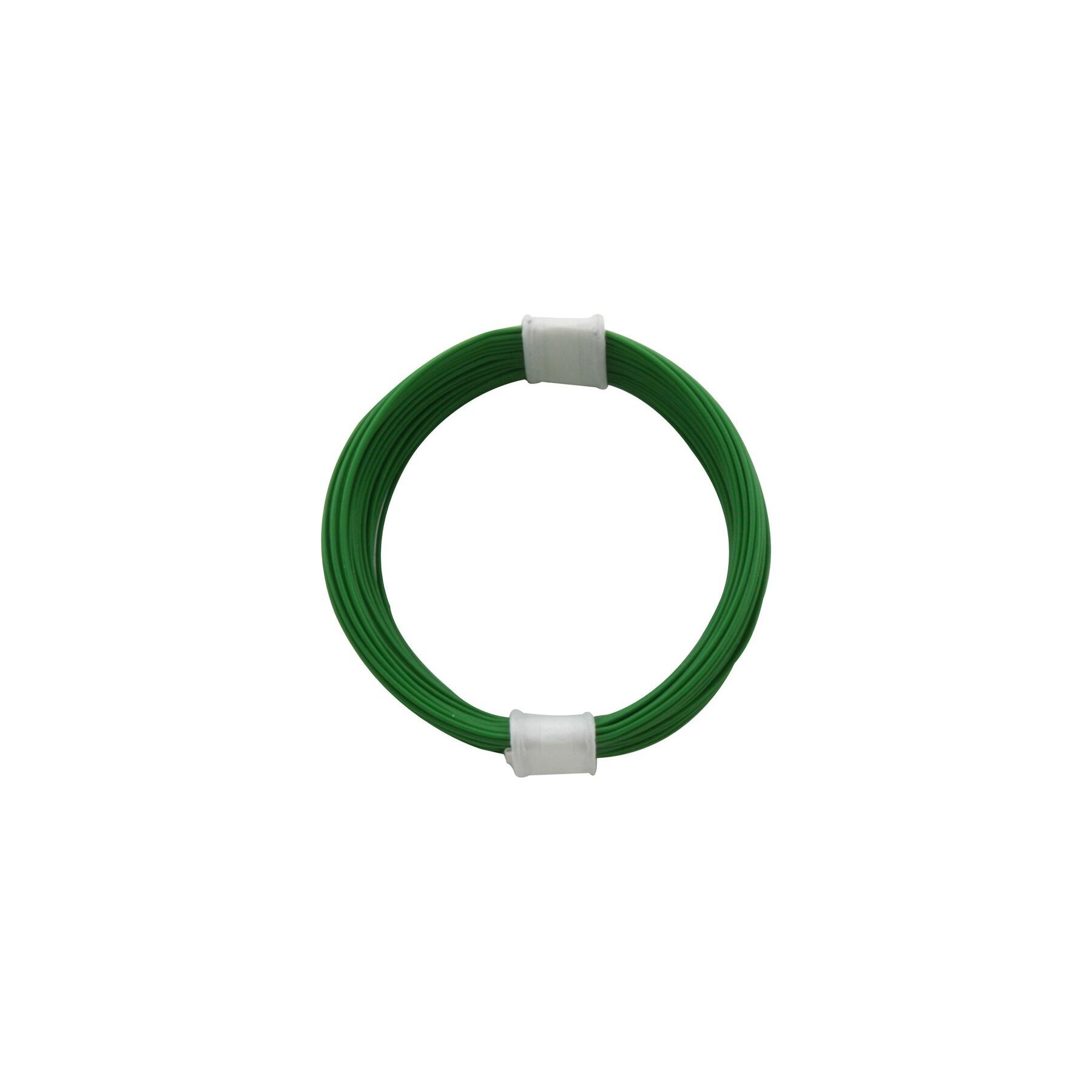 110-4 - Kupferschalt Litze 0,04 mm² / 10 m grün