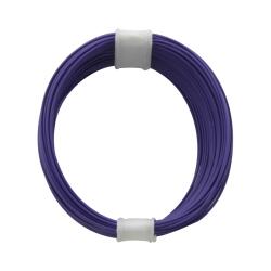 110-6 - Kupferschalt Litze 0,04 mm² / 10 m violett