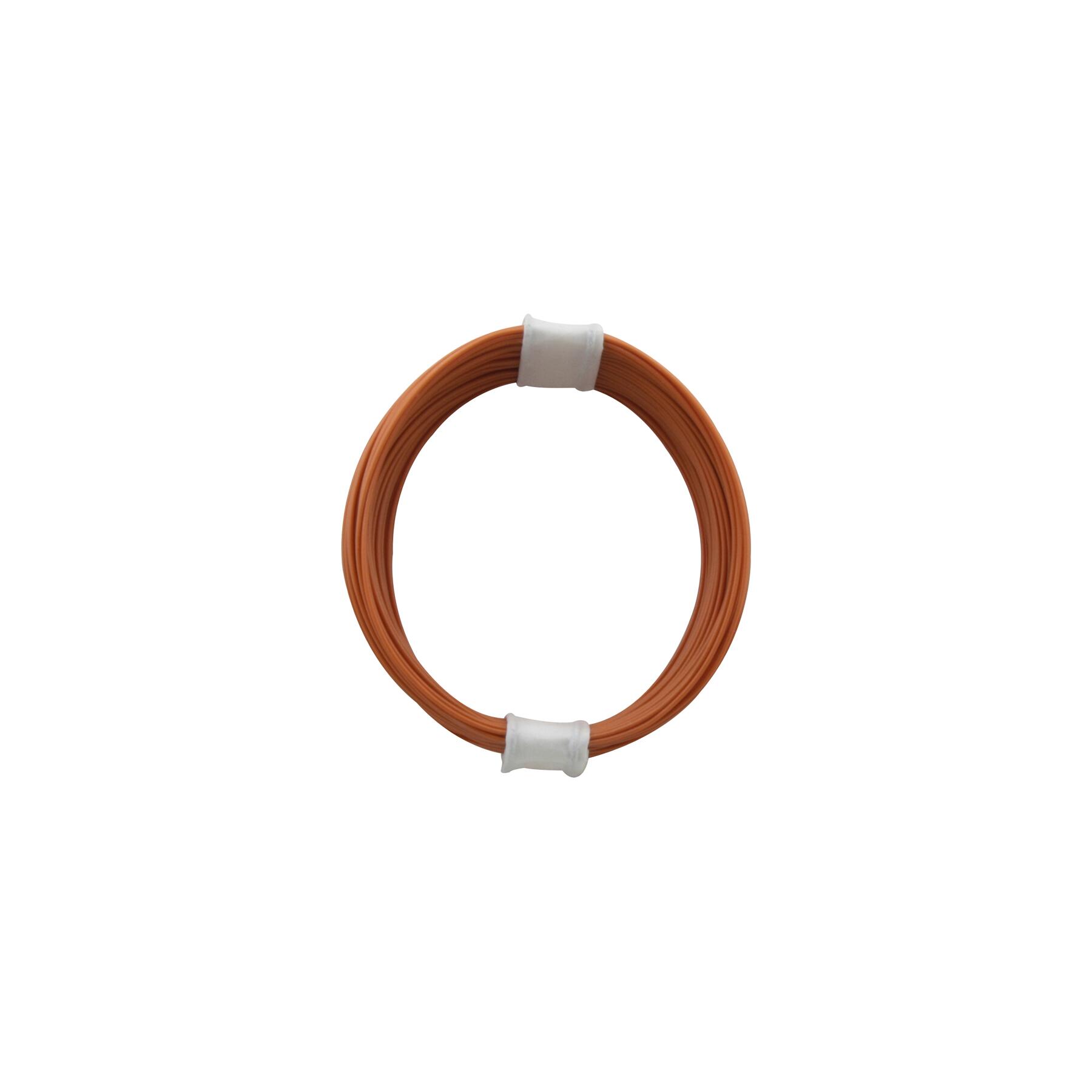 110-7 - Kupferschalt Litze 0,04 mm² / 10 m orange