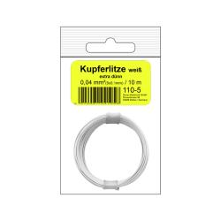 110-5SB - Kupferschalt Litze 0,04 mm² / 10 m...