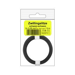 114-11SB - Zwillingslitze 0,08 mm² / 5 m...