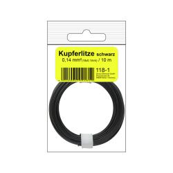 118-1SB - Kupferschalt Litze 0,14 mm² / 10 m /...