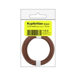 118-8SB - Kupferschalt Litze 0,14 mm² / 10 m /...