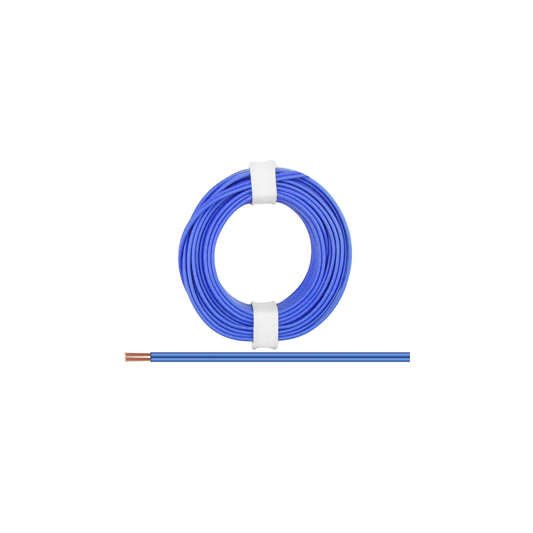 218-22 - Zwillingslitze 0,14 mm² / 5 m blau-blau