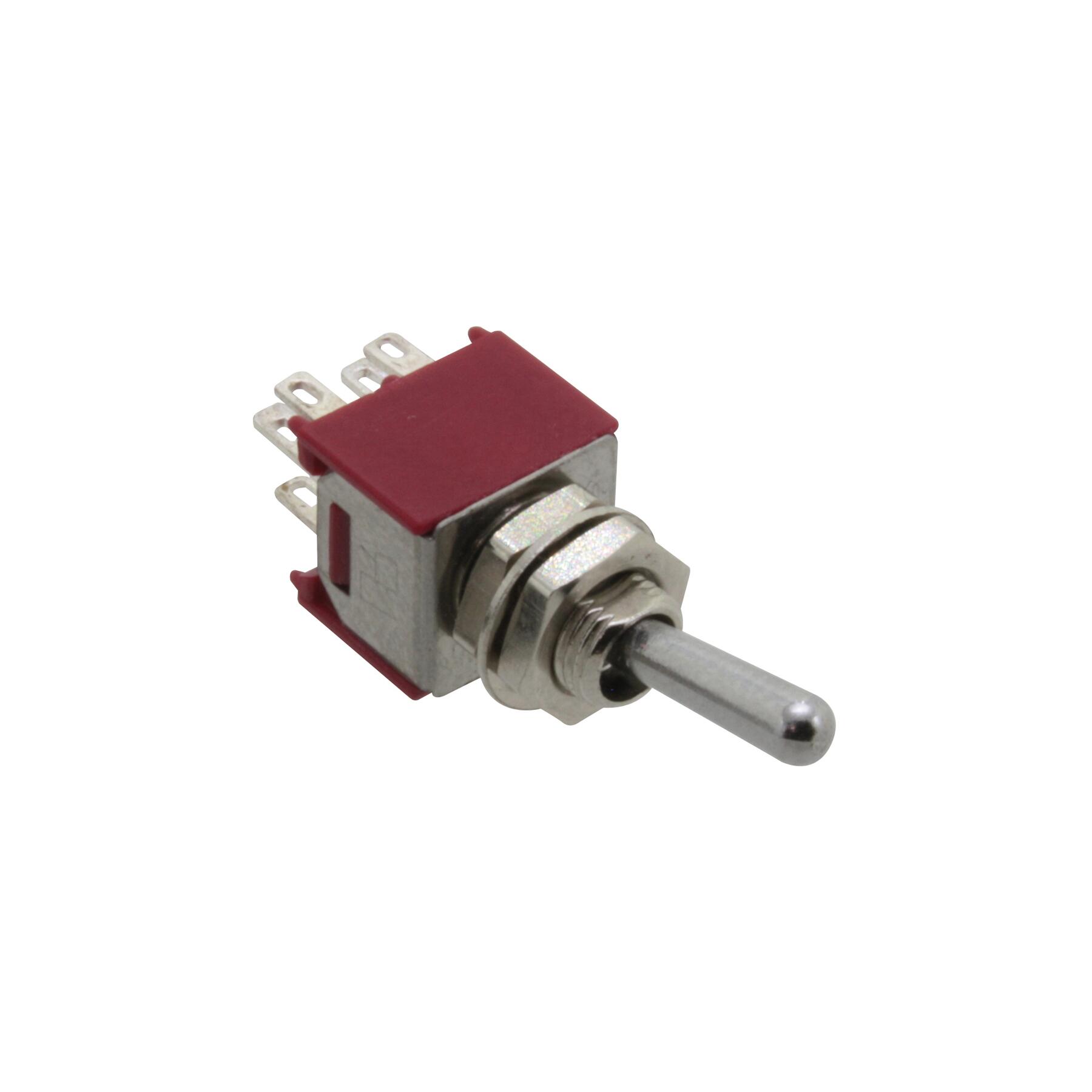 SKS242A - Miniatur Kippschalter, 2-pol., Umschalter, ON-ON