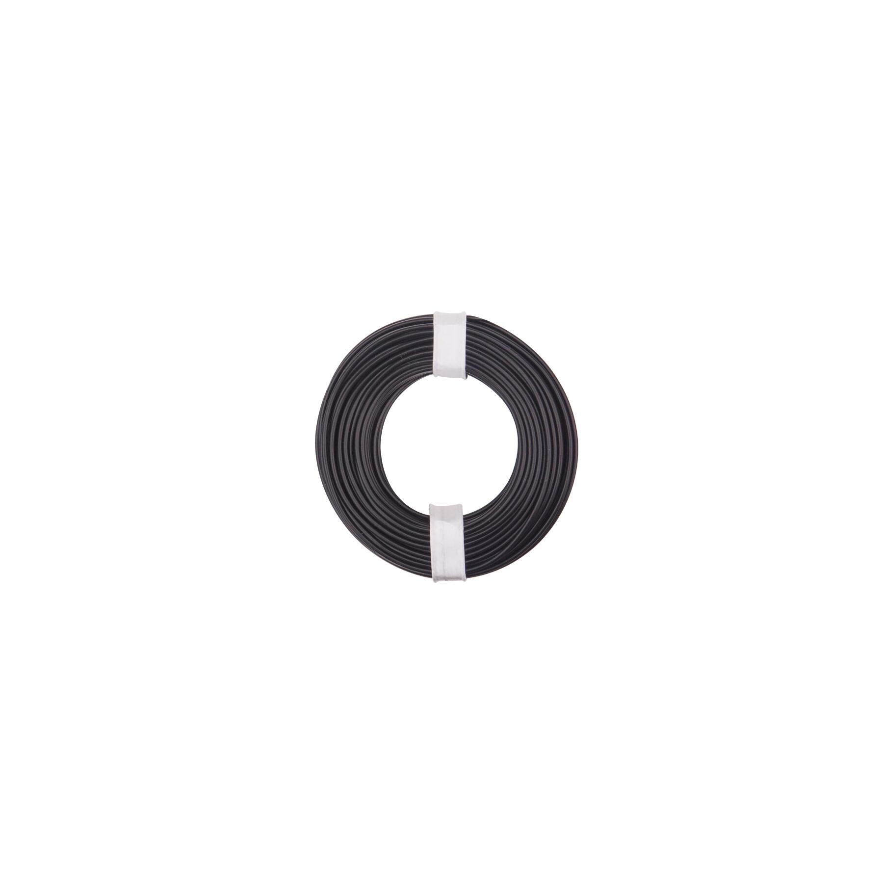 125-011 - Kupferschalt Litze 0,25 mm² / 10 m / schwarz