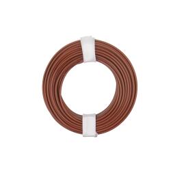 125-018 - Kupferschalt Litze 0,25 mm² / 10 m / braun