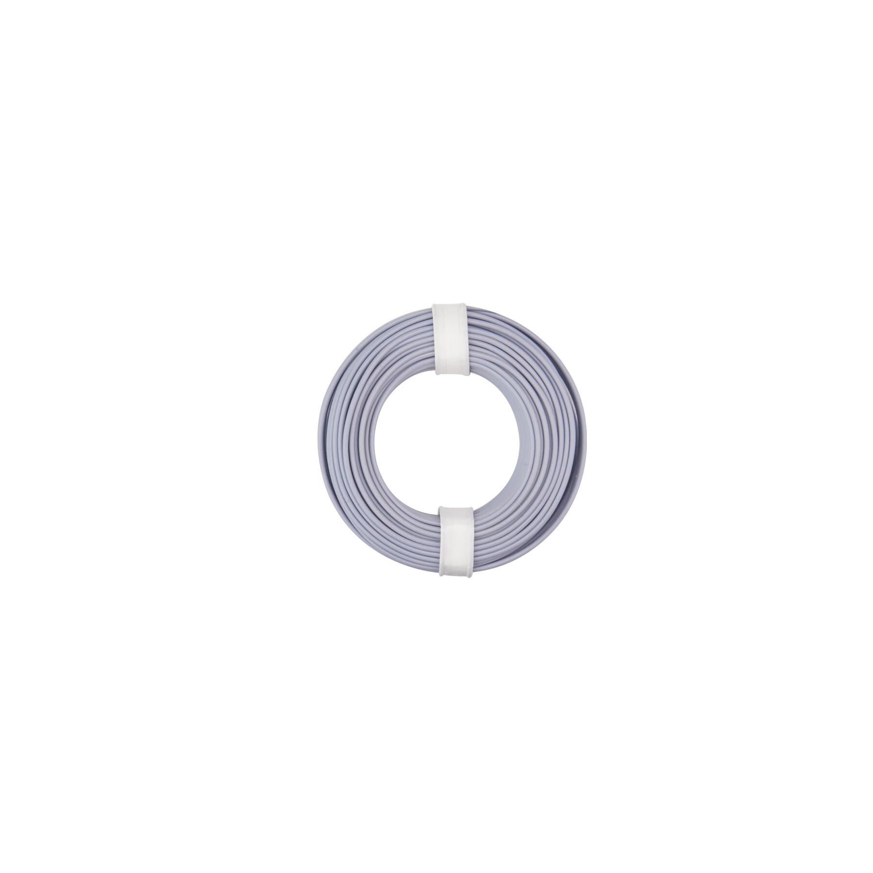 125-019 - Kupferschalt Litze 0,25 mm² / 10 m / grau
