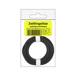 218-11SB - Zwillingslitze 0,14 mm² / 5 m...