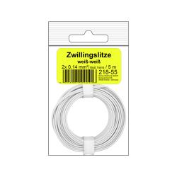 218-55SB - Zwillingslitze 0,14 mm² / 5 m...