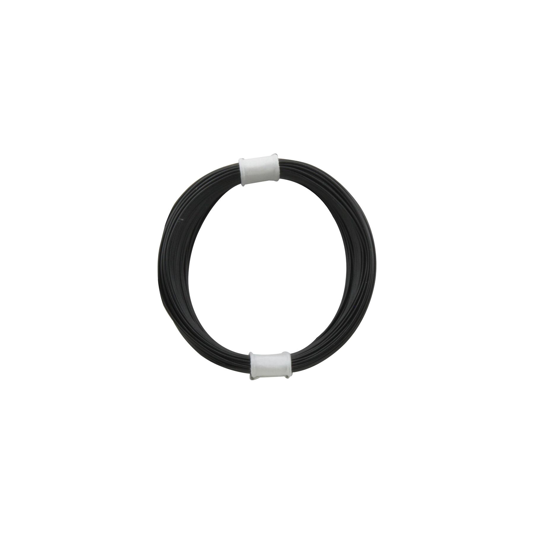 112-1 - Kupferschalt Litze hochflexibel 0,04 mm² / 10 m schwarz