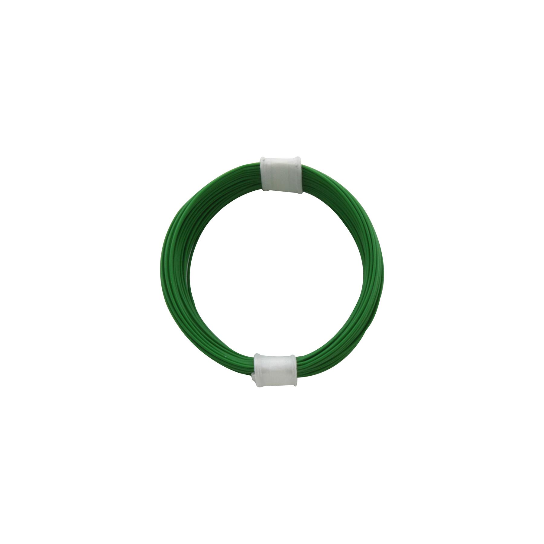 112-4 - Kupferschalt Litze hochflexibel 0,04 mm² / 10 m grün