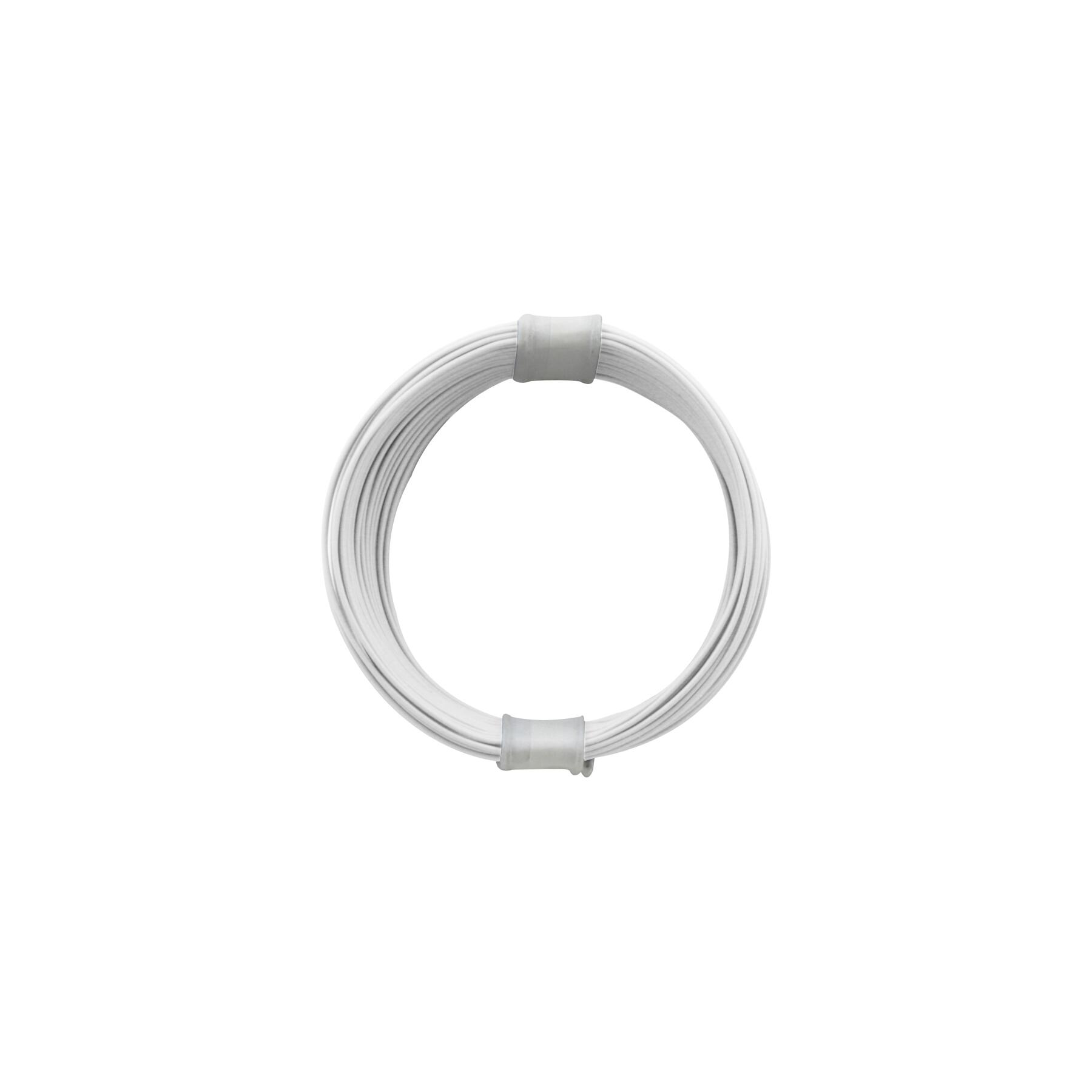 112-5 - Kupferschalt Litze hochflexibel 0,04 mm² / 10 m weiß