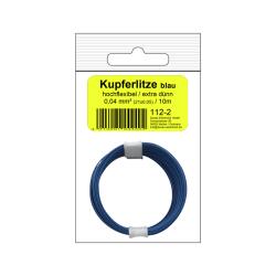 112-2SB - Kupferschalt Litze hochflexibel 0,04 mm² /...