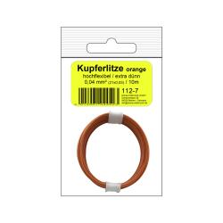 112-7SB - Kupferschalt Litze hochflexibel 0,04 mm² /...