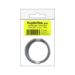 112-9SB - Kupferschalt Litze hochflexibel 0,04 mm² /...