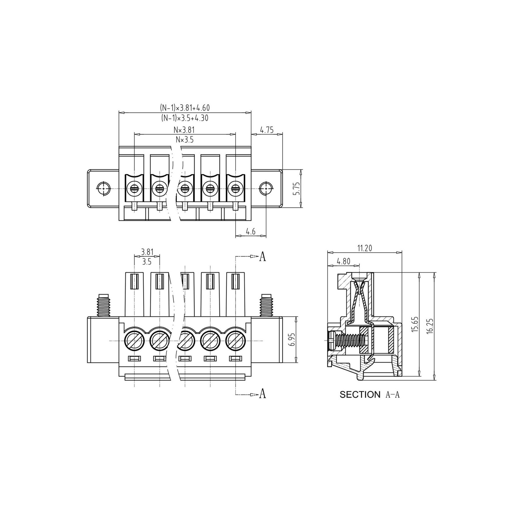 H381-12 - Steckverbinder 12-polig 0,08 - 1,5 mm²