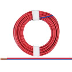 225-02 - Zwillingslitze 0,25 mm² / 5 m rot-blau