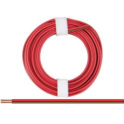 225-08 - Zwillingslitze 0,25 mm² / 5 m rot-braun
