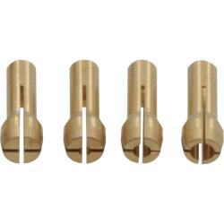 1508 - 4 Spannzangen für Ø 0,3 - 3,2 mm