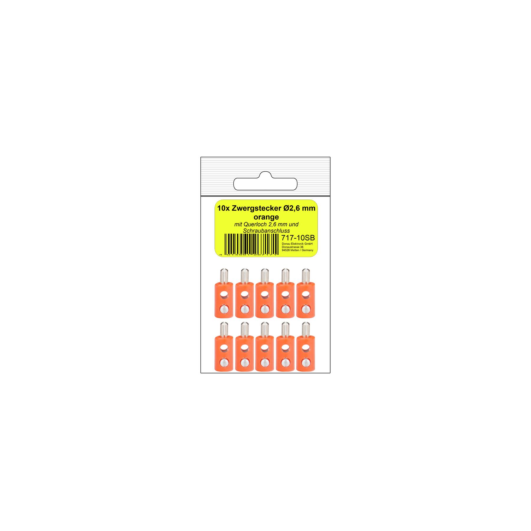 717-10SB - 10 Zwergstecker orange in SB