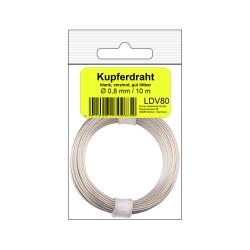 LDV80SB - Kupferdraht verzinnt Ø 0,8mm in SB