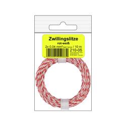 210-05SB - Zwillingslitze 0,04 mm² / 10 m...