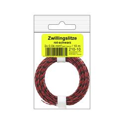 210-10SB - Zwillingslitze 0,04 mm² / 10 m...