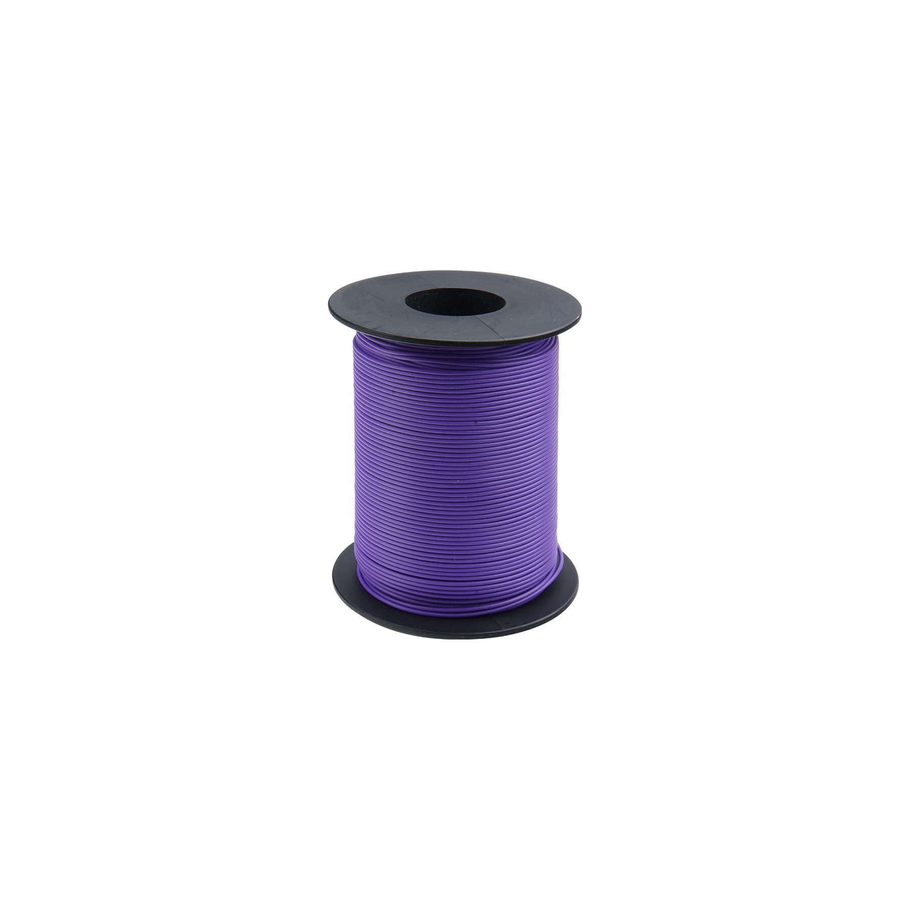 125-S25-6 - Kupferschaltlitze 0,25 mm² / 25m auf Spule violett