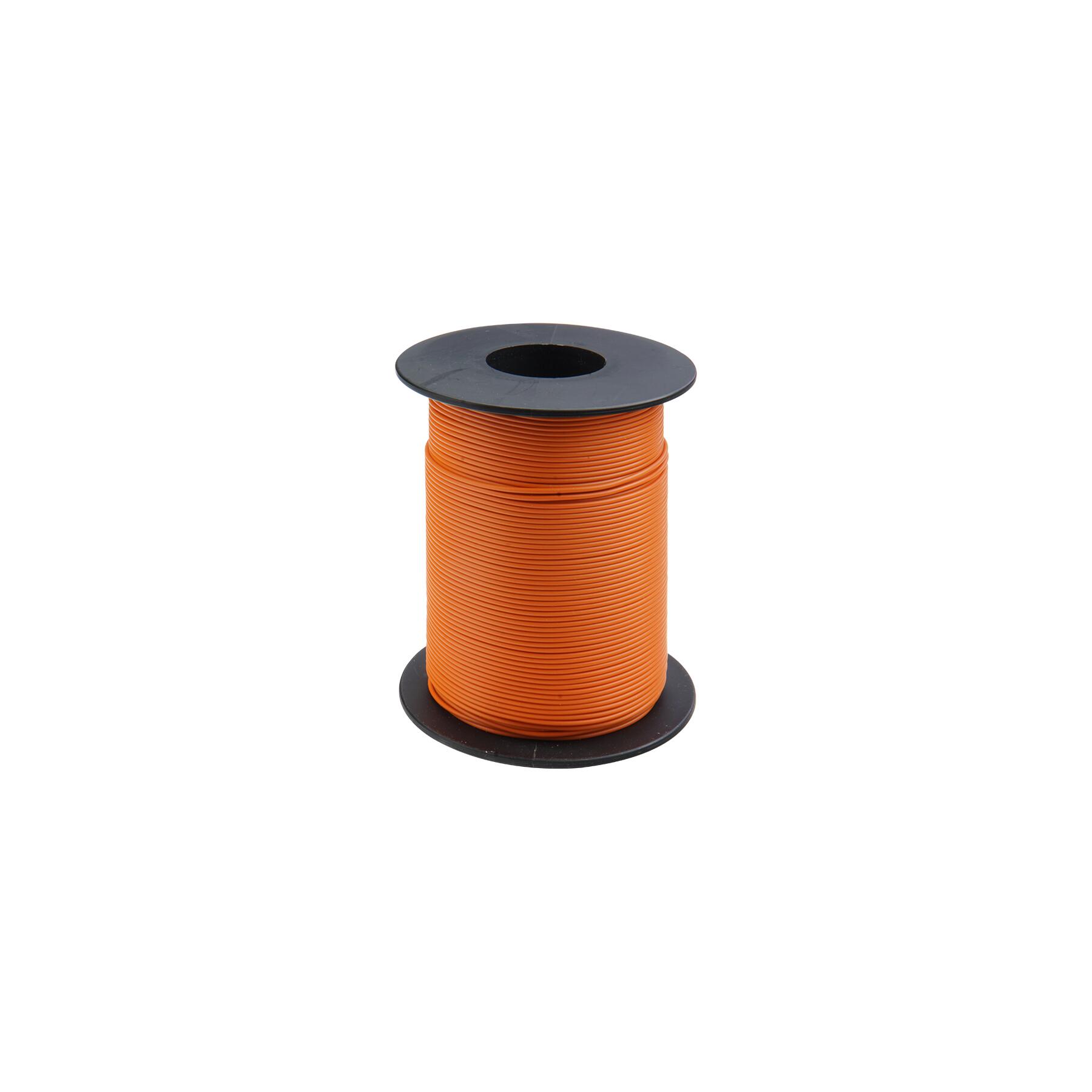 125-S25-7 - Kupferschaltlitze 0,25 mm² / 25m auf Spule orange